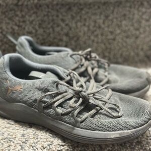 Puma Gray Athletic Shoes